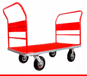 Xe đẩy hàng 4 bánh đối xứng 2 bên